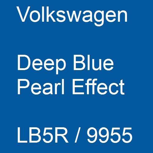 Volkswagen, Deep Blue Pearl Effect, LB5R / 9955.